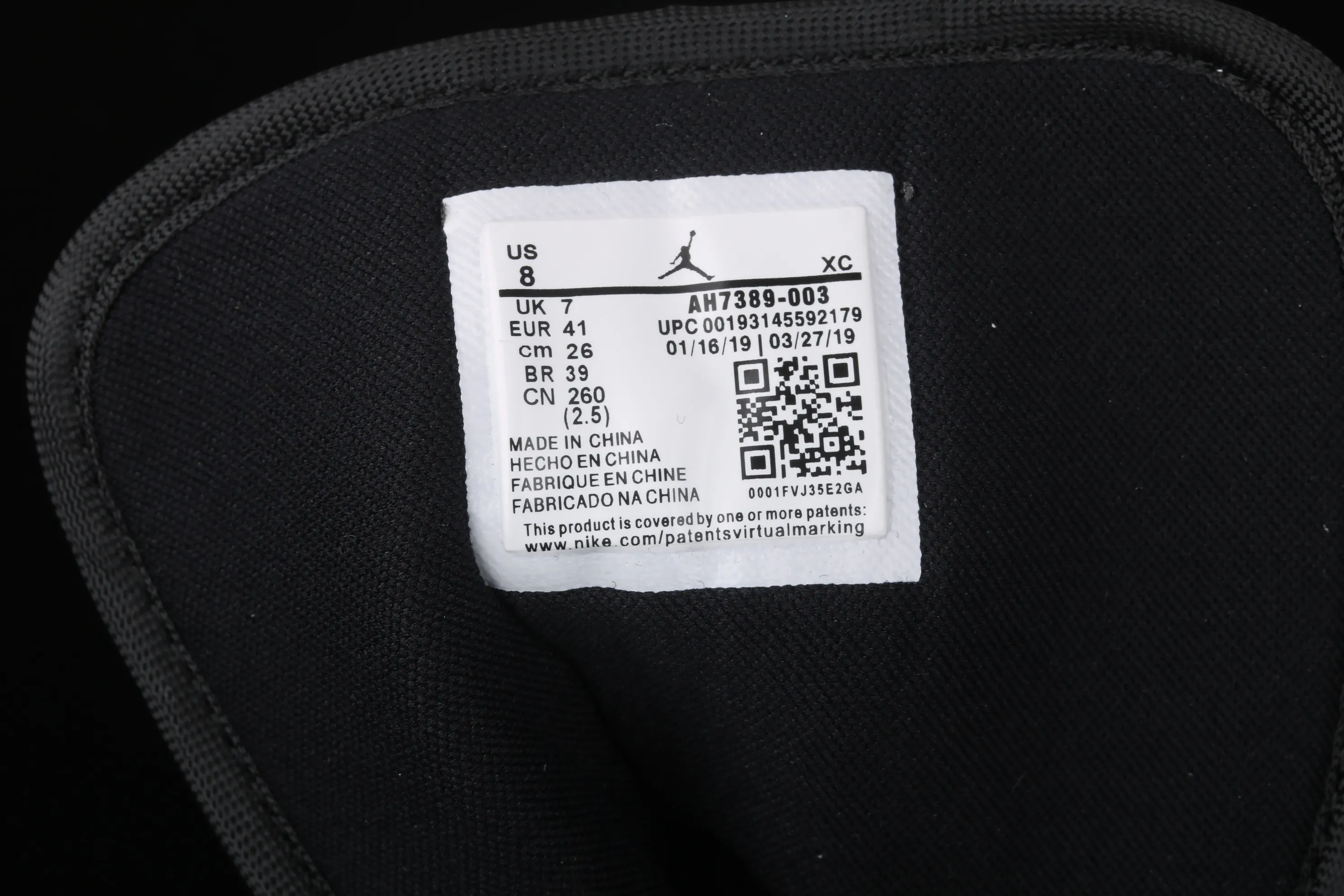 All categories Air Jordan Jordan series basketball shoes Air Jordan 1 High Air Jordan 1 High AJ1 Joe 1 Black Khaki Pearl Milk Tea Chameleon AH7389-003